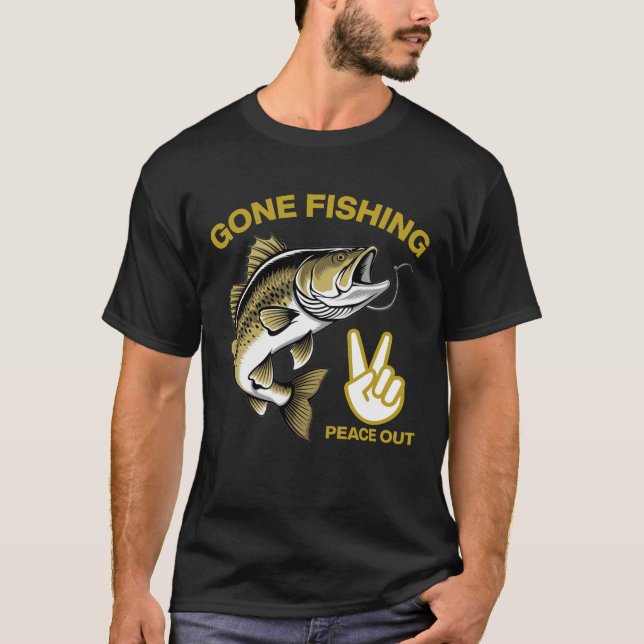 Camiseta PESCA DESPLAZADA (Oro) (Anverso)