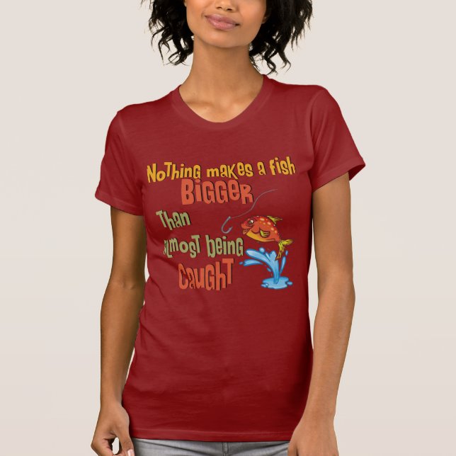Camiseta Pesca divertida - Casi atrapada (Anverso)