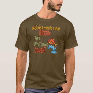 Camiseta Pesca divertida - casi cogida