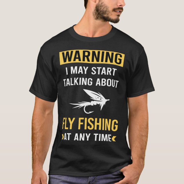 Camiseta Pesca divertida de avisar con mosca (Anverso)