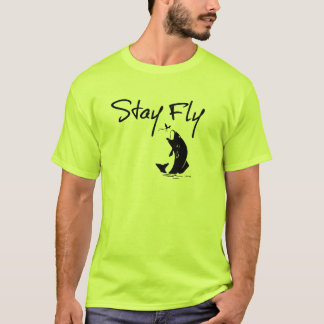 Camiseta Pesca divertida de la mosca de la estancia