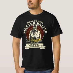 Camiseta pesca divertida de master baiter