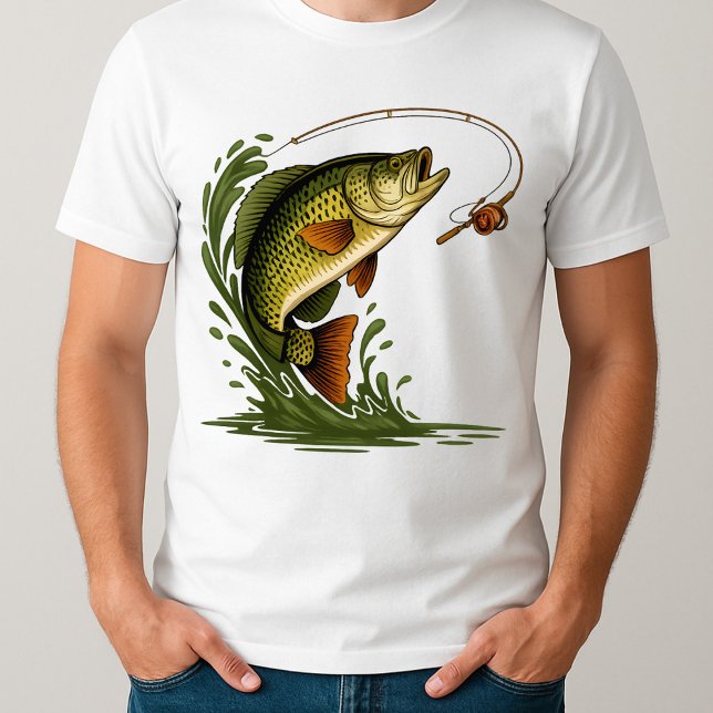 Camiseta pesca divertida de papá fresco del carreel (Subido por el creador)