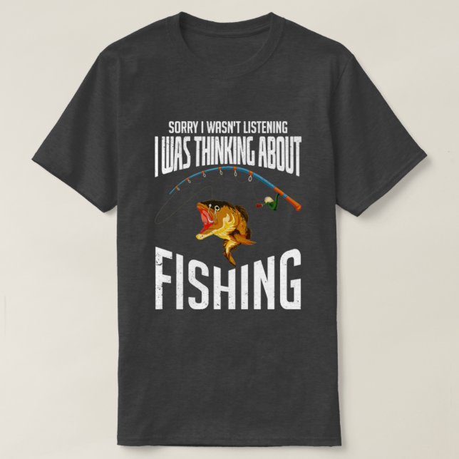 Camiseta Pesca divertida de pescadores de peces (Diseño del anverso)