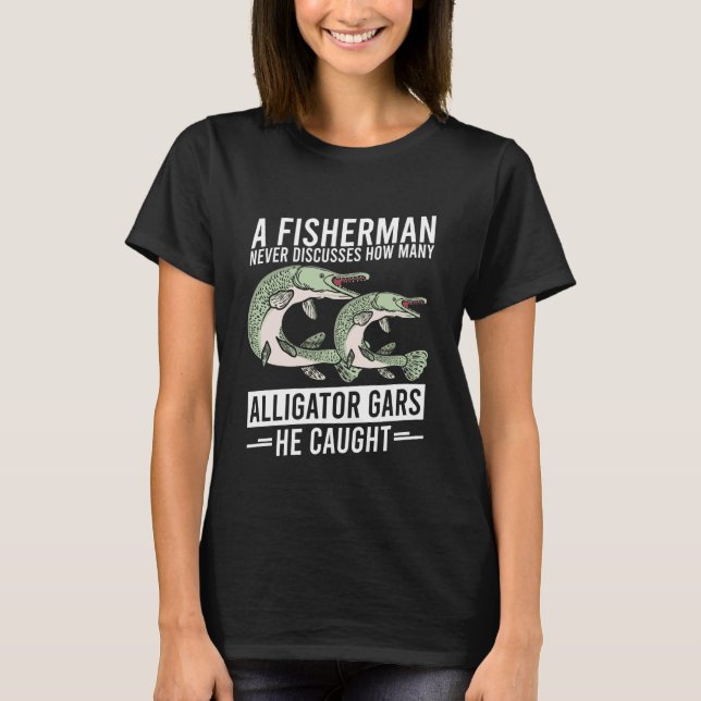 Camiseta Pesca Divertida de Pez Lagarto 2 (Anverso)
