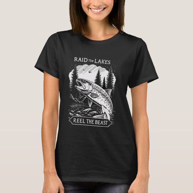 Camiseta Pesca divertida de Viking y mitología nórdica - Tr (Anverso)