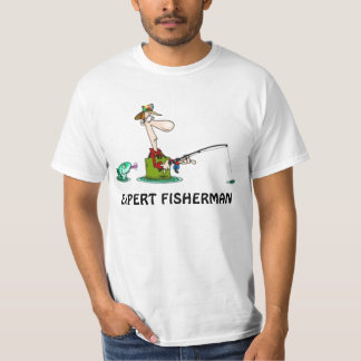CAMISETA PESCA DIVERTIDA DEL PESCADOR EXPERTO