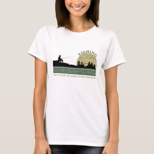 Camiseta Pesca divertida diciendo