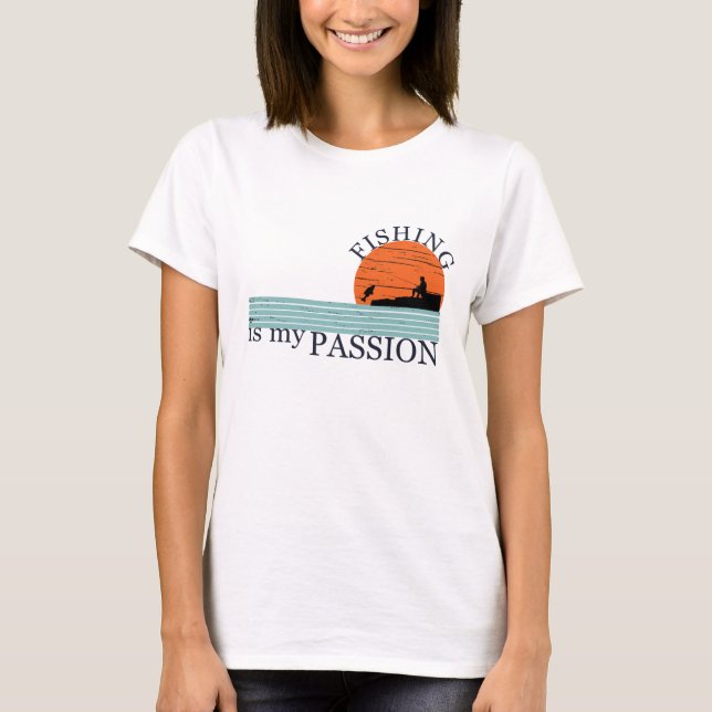 Camiseta Pesca divertida diciendo (Anverso)