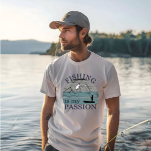 Camiseta Pesca divertida diciendo