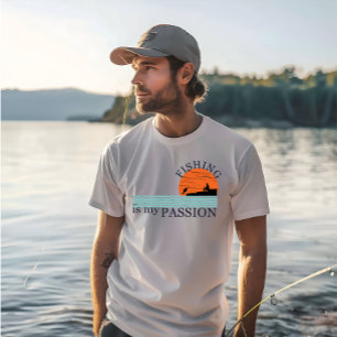 Camiseta Pesca divertida diciendo
