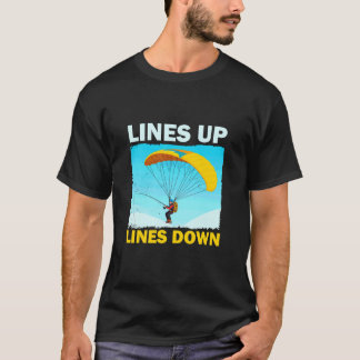 Camiseta Pesca divertida en parapente