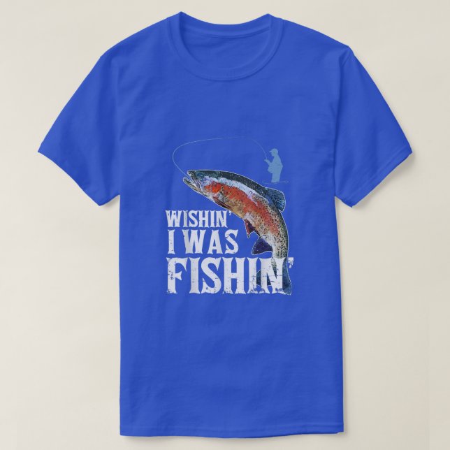 Camiseta Pesca divertida para hombres que deseaban estar pe (Diseño del anverso)