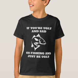 Camiseta Pesca divertida si estás pescando mal y triste