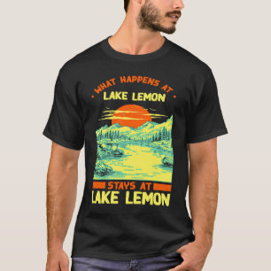 Camiseta Pesca Embarcacion Camping Lago Vacaciones Lago Lem