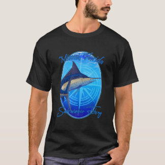 Camiseta Pesca en agua salada Miami Florida peces en alta m
