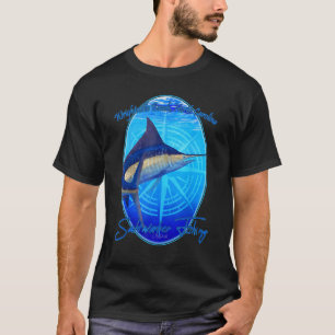 Camiseta Pesca en agua salada Wrightsville Beach NC en alta