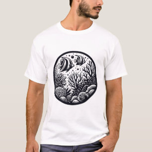Camiseta Pesca en aguas profundas.