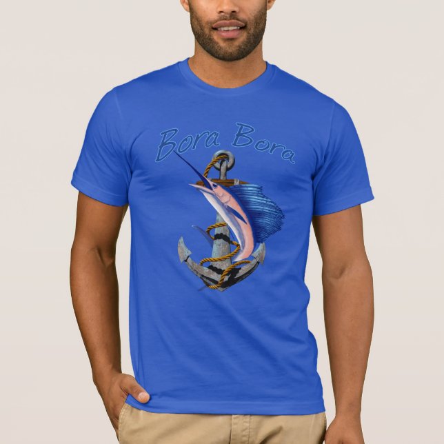 Camiseta Pesca en aguas profundas de Bora Bora (Anverso)