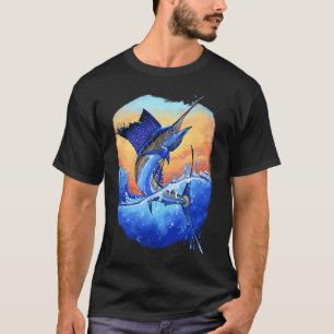 Camiseta Pesca en aguas profundas Marlin Pesca deportiva