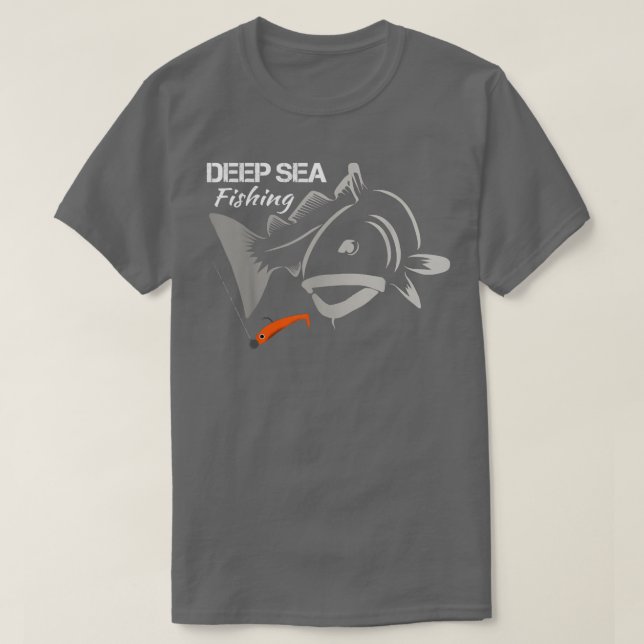Camiseta Pesca en aguas profundas, papá de Reel Guay, truch (Diseño del anverso)