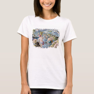 Camiseta Pesca en aguas superficiales con redes, placa 96 p