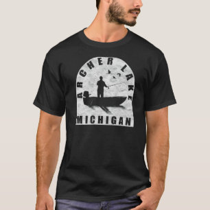 Camiseta Pesca en Archer Lake Michigan