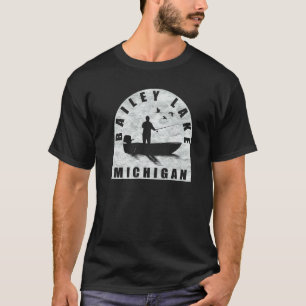 Camiseta Pesca en Bailey Lake Michigan
