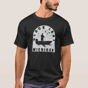 Camiseta Pesca en Black Lake Michigan