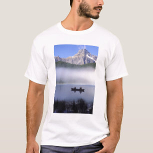 Camiseta Pesca en canoa Lago Waterfowl, Banff Nacional