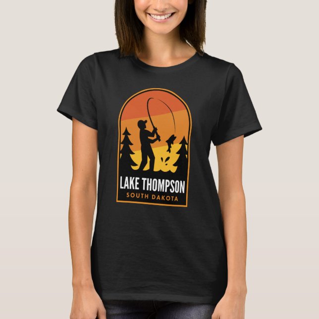 Camiseta Pesca en Dakota del Sur (Anverso)