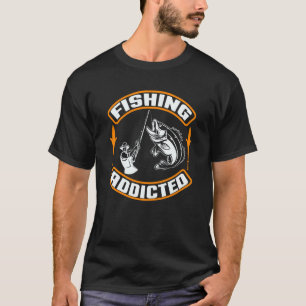 Camiseta Pesca en el Día del Padre Adictó la Rod del Pescad