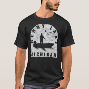 Camiseta Pesca en el lago Berry Michigan