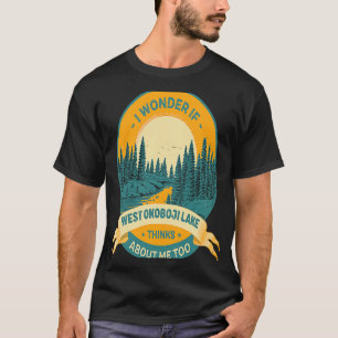 Camiseta Pesca en el lago Camping Vacaciones Oeste de Okobo