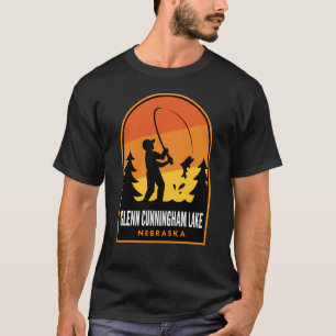 Camiseta Pesca en el lago Glenn Cunningham Nebraska