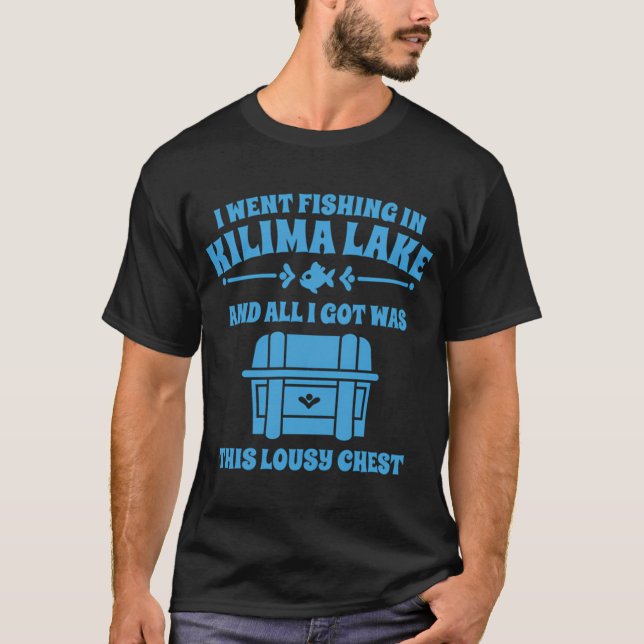 Camiseta Pesca en el lago Kilima (Anverso)
