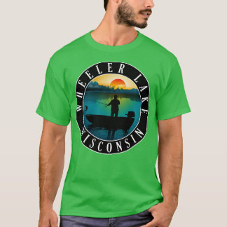 Camiseta Pesca en el lago Wisconsin