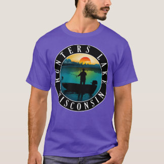Camiseta Pesca en el lago Wisconsin