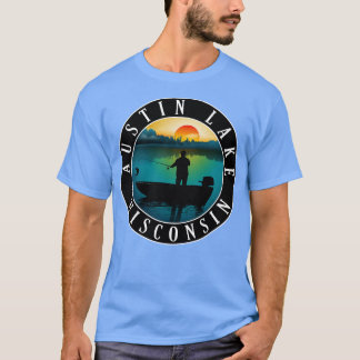 Camiseta Pesca en el lago Wisconsin de Austin