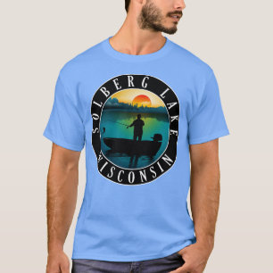 Camiseta Pesca en el lago Wisconsin de Solberg