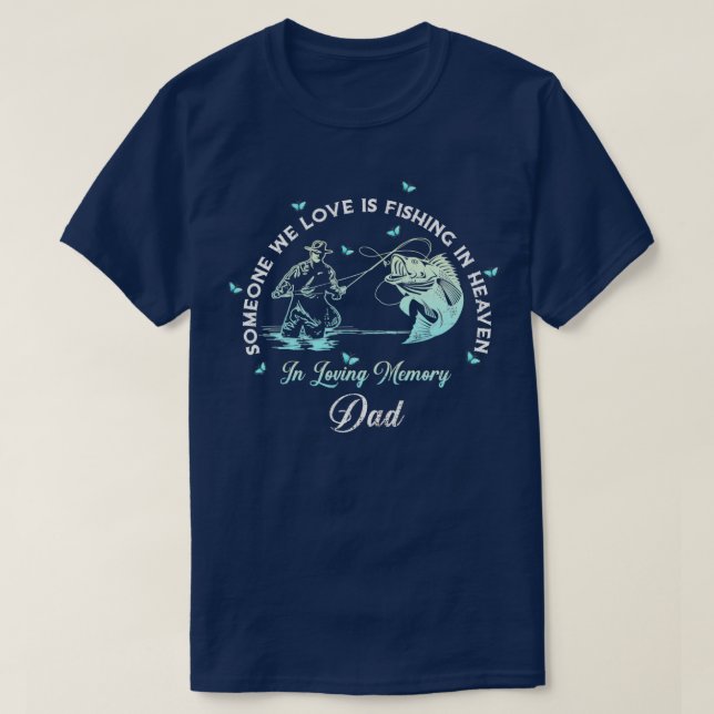 Camiseta Pesca En El Monumento De Pesca De Padre Del Cielo (Diseño del anverso)