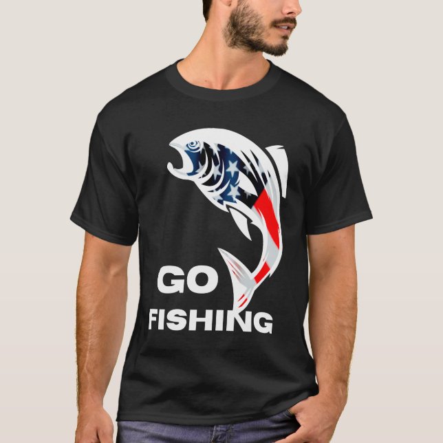 Camiseta Pesca en estados unidos (Anverso)