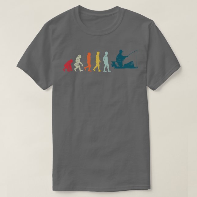 Camiseta Pesca en evolución (Diseño del anverso)