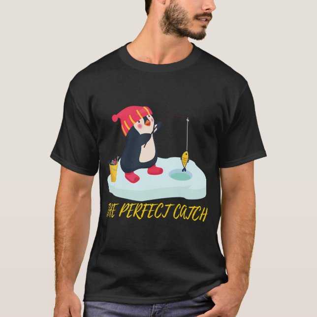 Camiseta Pesca en hielo (Anverso)