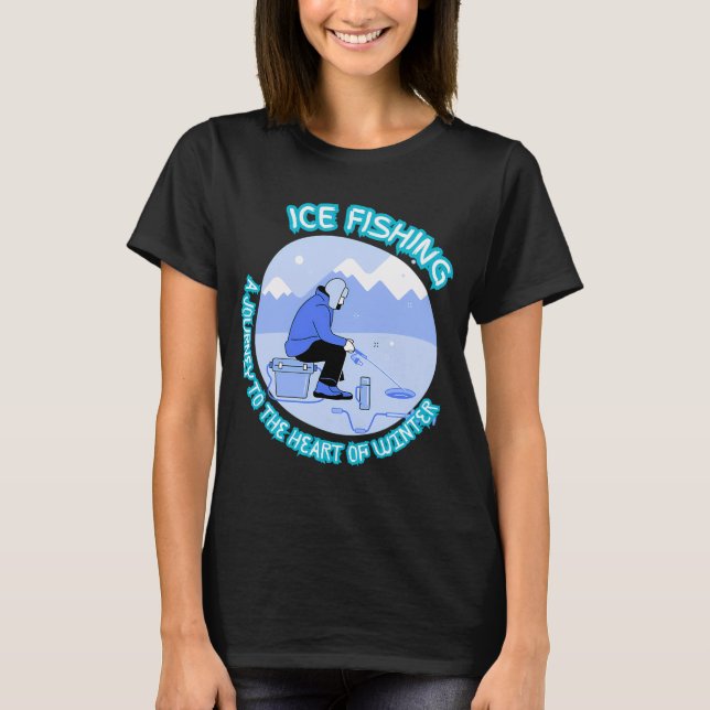 Camiseta Pesca en hielo (Anverso)