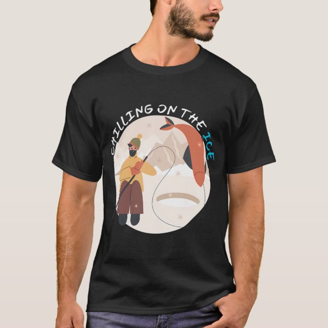 Camiseta Pesca en hielo (Anverso)