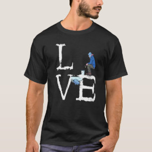 Camiseta Pesca en hielo amor Agujero de hielo Pescadores de