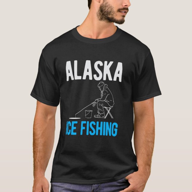 Camiseta Pesca en hielo de Alaska (Anverso)
