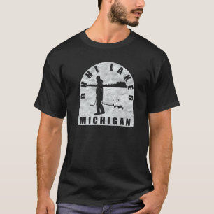 Camiseta Pesca en hielo en lagos Buhl Michigan