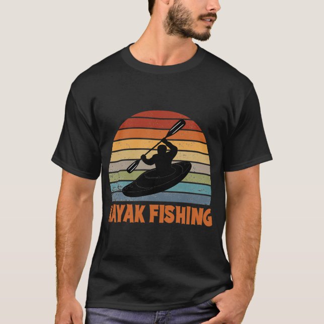 Camiseta Pesca en kayak (Anverso)